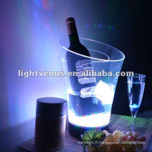 2012 nouvelle venue RVB couleur changeant LED Champagne vin seau